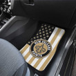New Orleans Saints Car Floor Mats Custom US Flag Style