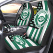 New York Jets Car Seat Covers Custom US Flag Style