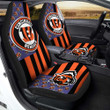 Cincinnati Bengals Car Seat Covers Custom US Flag Style