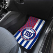New York Giants Car Floor Mats Custom US Flag Style