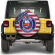 New York Islanders Spare Tire Covers Custom US Flag Style
