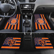 Chicago Bears Car Floor Mats Custom US Flag Style