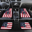 Houston Texans Car Floor Mats Custom US Flag Style