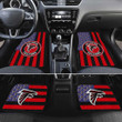 Atlanta Falcons Car Floor Mats Custom US Flag Style