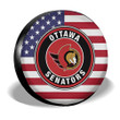 Ottawa Senators Spare Tire Covers Custom US Flag Style