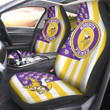 Minnesota Vikings Car Seat Covers Custom US Flag Style