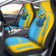 Los Angeles Chargers Car Seat Covers Custom Car Accessories For Fans - Gearcarcover