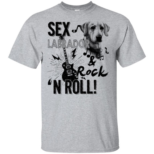 Sex Labrador Rock 'N' Roll Funny T-shirt Men Women HA05