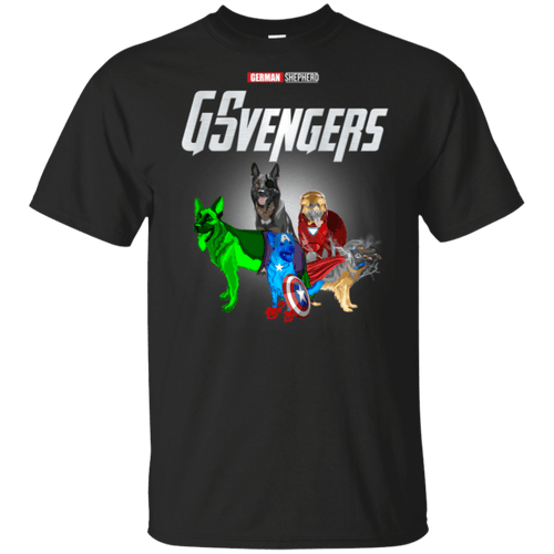 German Shepherd Avengers Gift Funny T-Shirt GSVengers  LT04