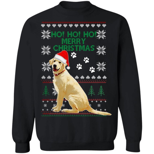 Ho Ho Ho Merry Christmas Labrador Dog Hoodie Xmas Gift Idea