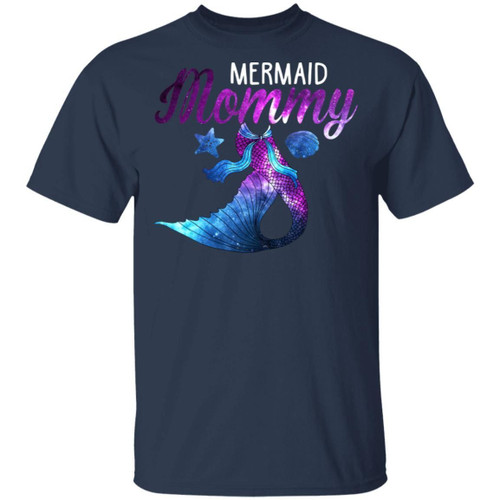 Mermaid Mommy T-shirt Mermaid Family Birthday Party Tee