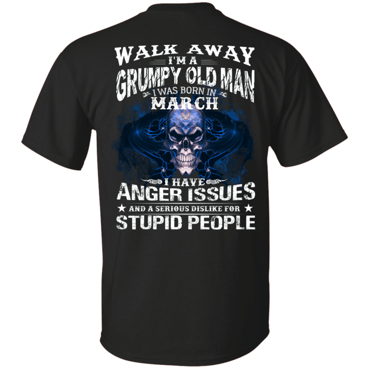 I Am A Grumpy Old Man I Was Born March Birthday Gift Shirt For Men-Vivianstores