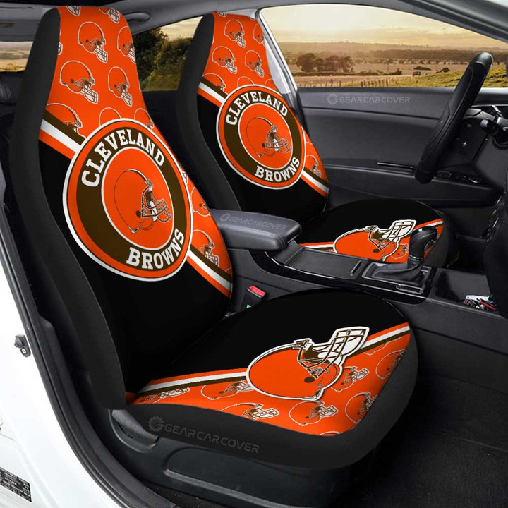 Cleveland Browns Car Seat Covers Custom Car Accessories For Fans