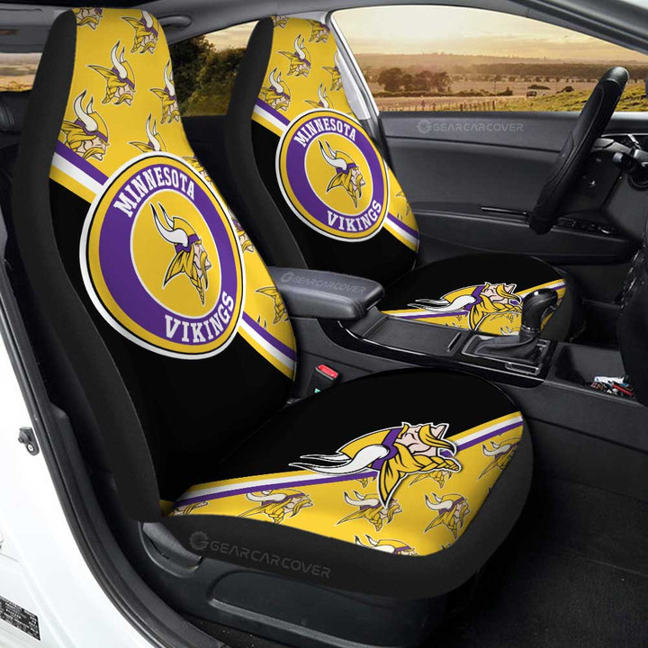 Minnesota Vikings Car Seat Covers Custom Car Accessories For Fans
