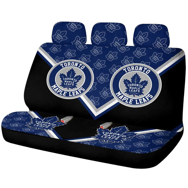 Toronto Maple Leafs Car Back Seat Cover Custom Car Decorations For Fans