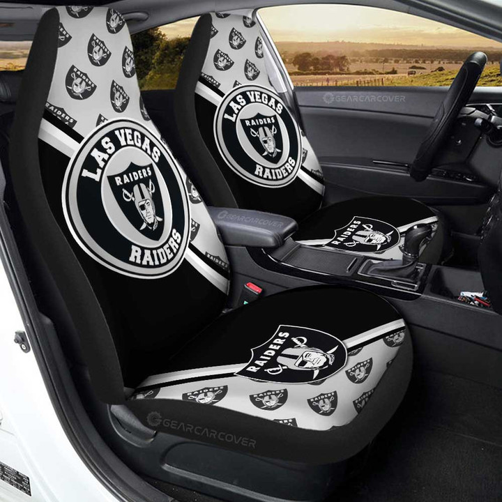 Las Vegas Raiders Car Seat Covers Custom Car Accessories For Fans