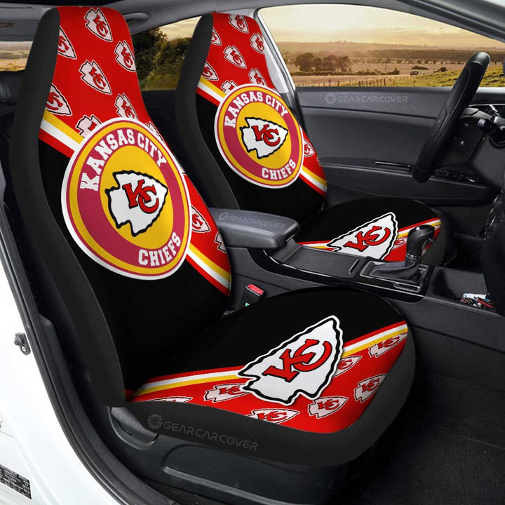 Kansas City Chiefs Car Seat Covers Custom Car Accessories For Fans