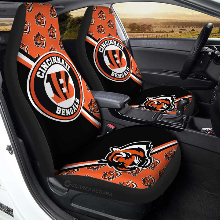 Cincinnati Bengals Car Seat Covers Custom Car Accessories For Fans