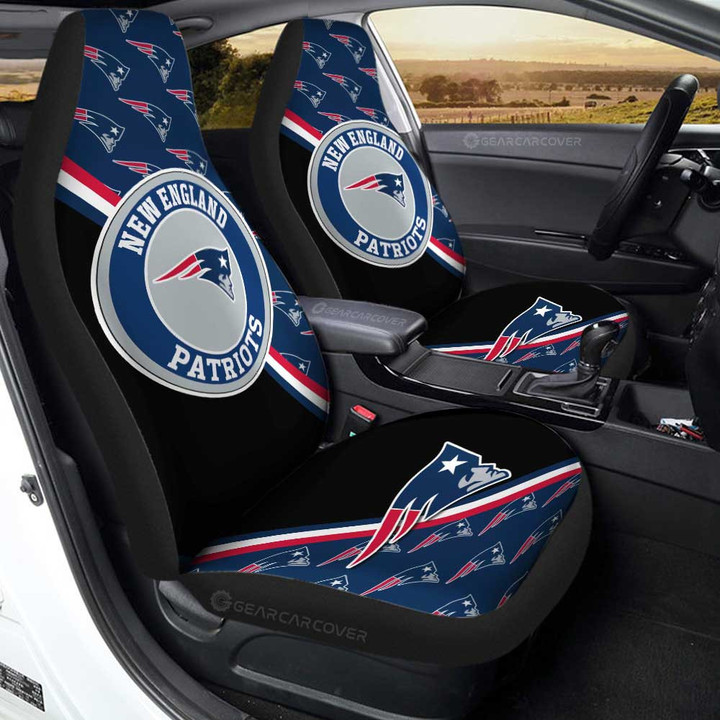 New England Patriots Car Seat Covers Custom Car Accessories For Fans