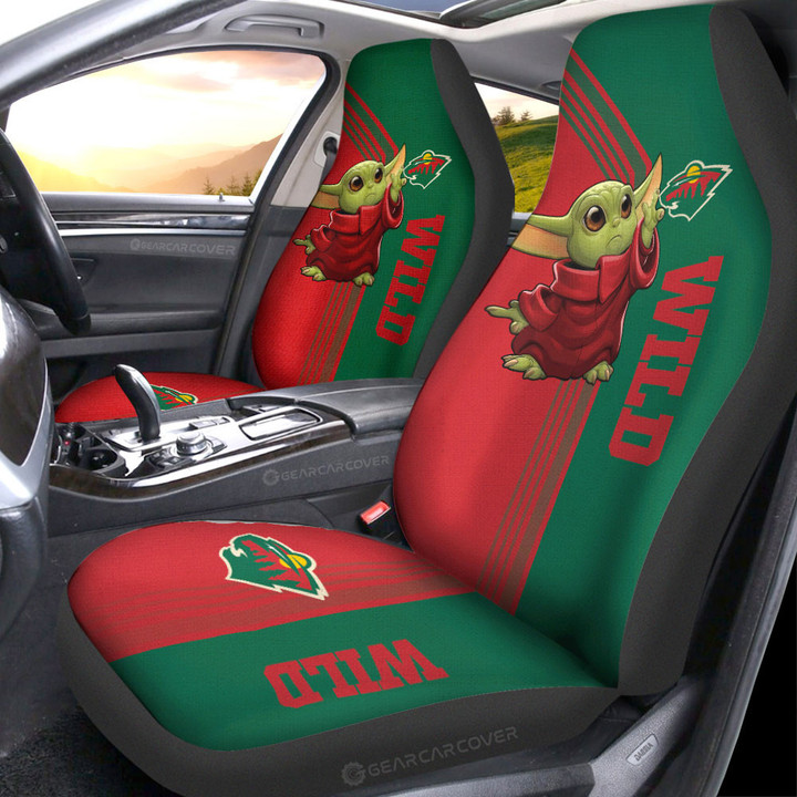 Minnesota Wild Car Seat Covers Custom Car Accessories For Fans - Gearcarcover