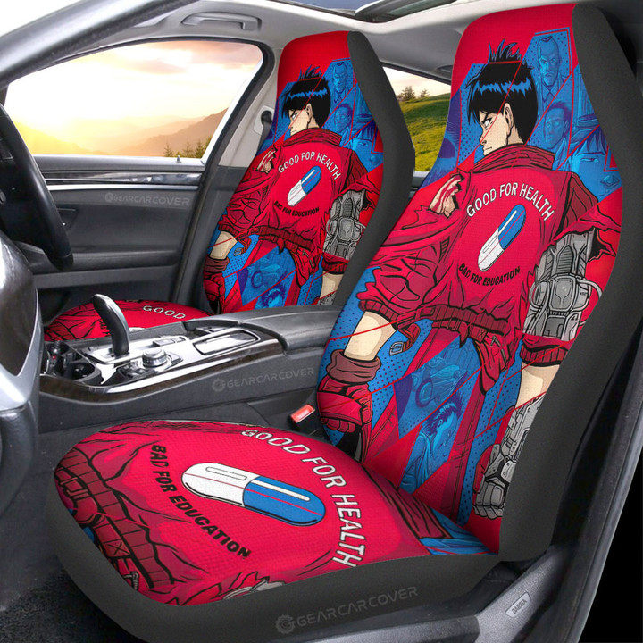 Kaneda Shotaro Car Seat Covers Custom Akira Anime Car Accessories - Gearcarcover