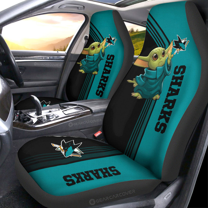 San Jose Sharks Car Seat Covers Custom Car Accessories For Fans - Gearcarcover