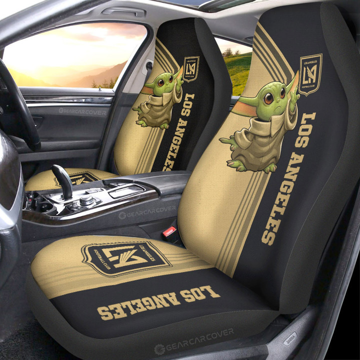 Los Angeles FC Car Seat Covers Custom Car Accessories For Fans - Gearcarcover