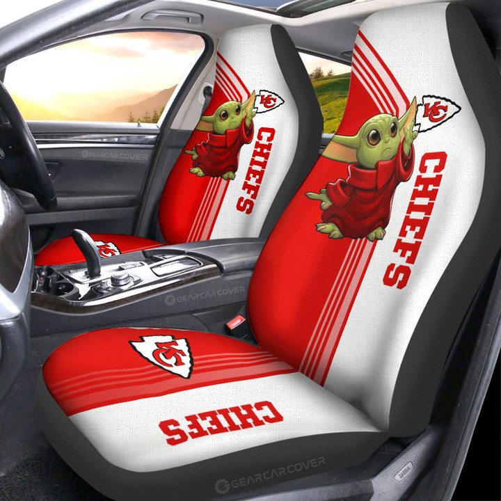Kansas City Chiefs Car Seat Covers Custom Car Accessories For Fans - Gearcarcover