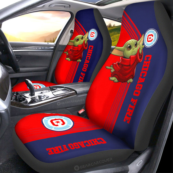 Chicago Fire FC Car Seat Covers Custom Car Accessories For Fans - Gearcarcover