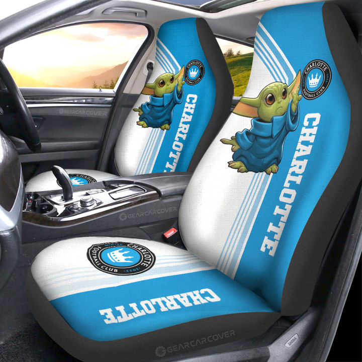 Charlotte FC Car Seat Covers Custom Car Accessories For Fans - Gearcarcover
