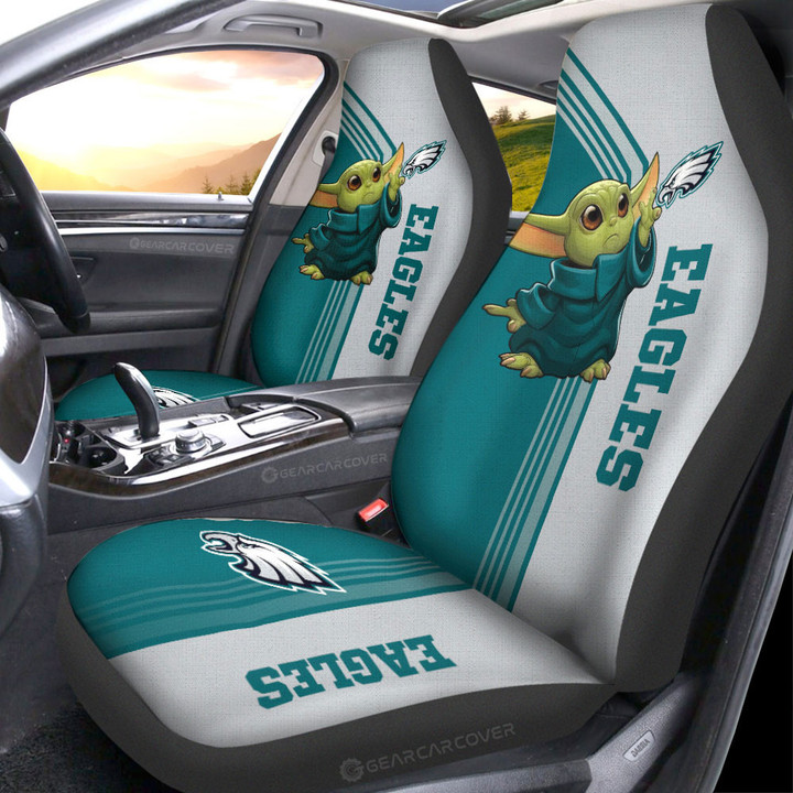 Philadelphia Eagles Car Seat Covers Custom Car Accessories For Fans - Gearcarcover