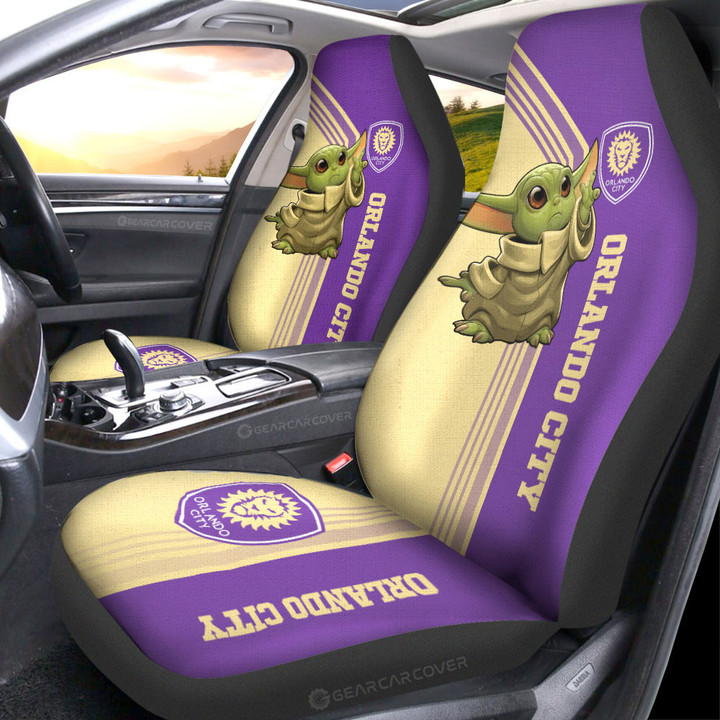 Orlando City SC Car Seat Covers Custom Car Accessories For Fans - Gearcarcover