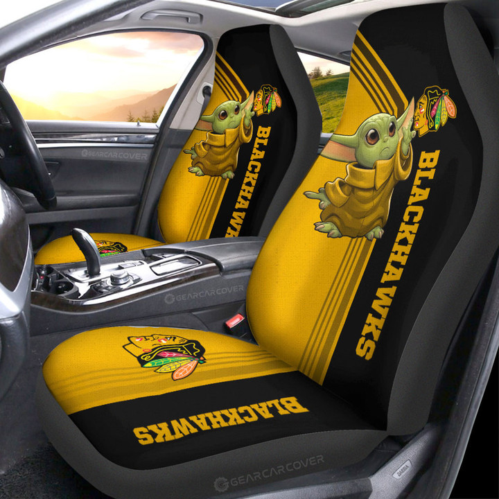 Chicago Blackhawks Car Seat Covers Custom Car Accessories For Fans - Gearcarcover