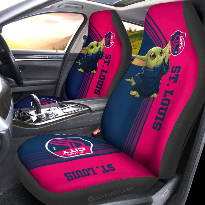 St Louis City SC Car Seat Covers Custom Car Accessories