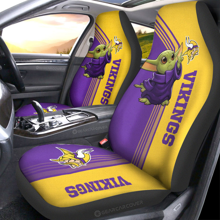 Minnesota Vikings Car Seat Covers Custom Car Accessories For Fans - Gearcarcover