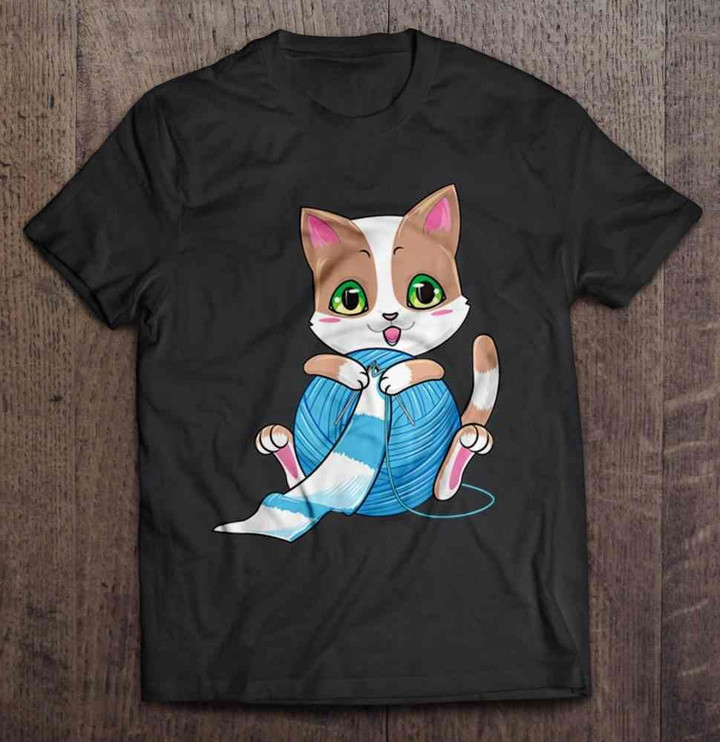 Baby Cat With Yarn Cat T Shirt