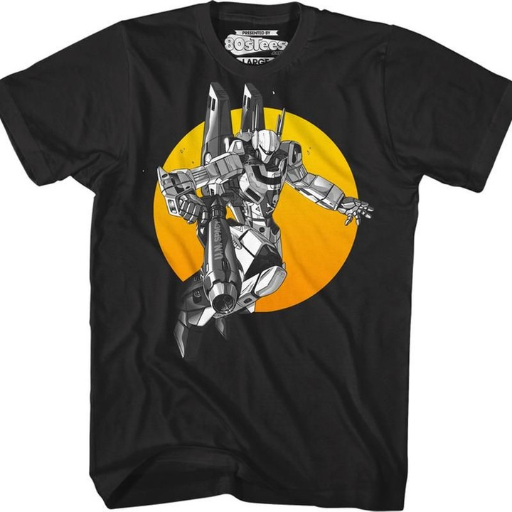 Black Sunset Wars Robotech T-Shirt Best Selling 80 T Shirt