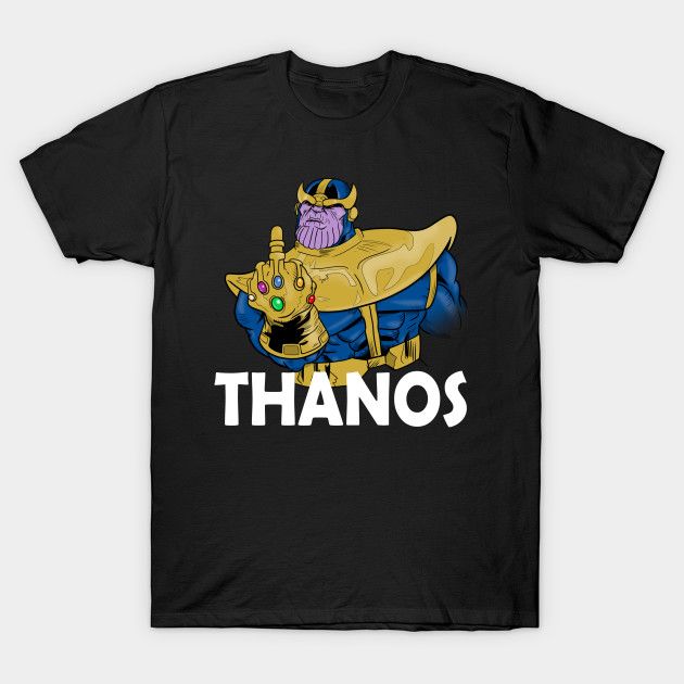 Thanos Cash T-Shirt Infinity Gauntlet Marvel Comics Supervillain Thanos T Shirt
