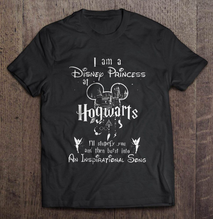 I Am A Disney Princess At Hogwarts I'll Stupefy You And Then Burst Into An Inspirational Song Black Version Disney Disney Princess Harry Potter