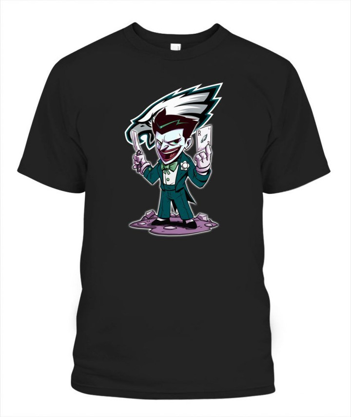 Chibi Joker Eagles NFL Philadelphia Eagles T Shirt