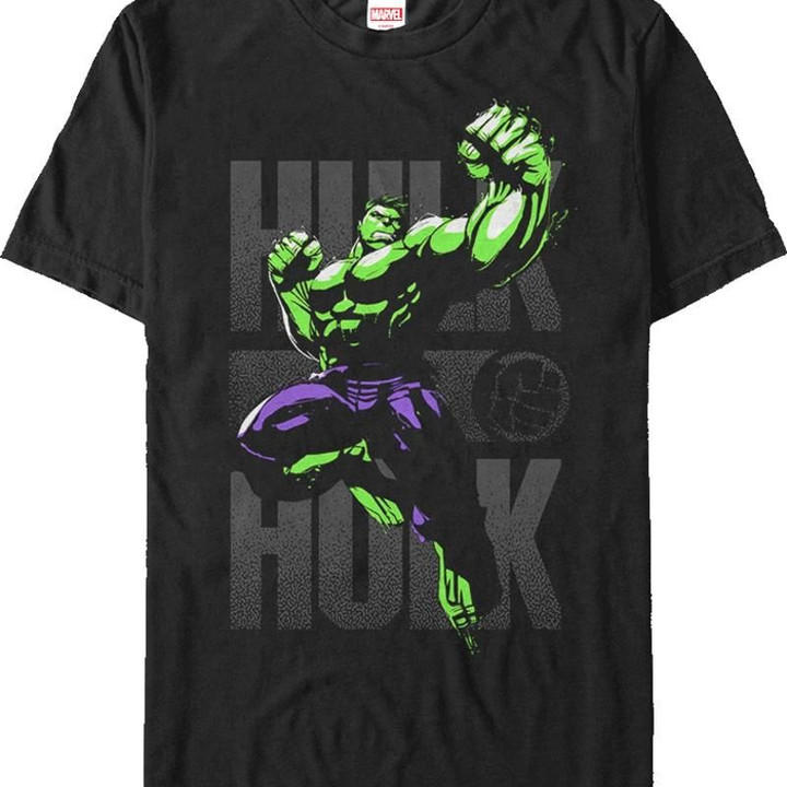 Marvel Incredible Hulk Smash T-Shirt MARVEL COMICS SHIRTS movie T Shirt