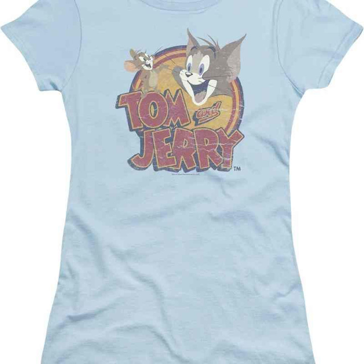 Junior Logo Tom and Jerry Shirt 80S CARTOON T Shirt