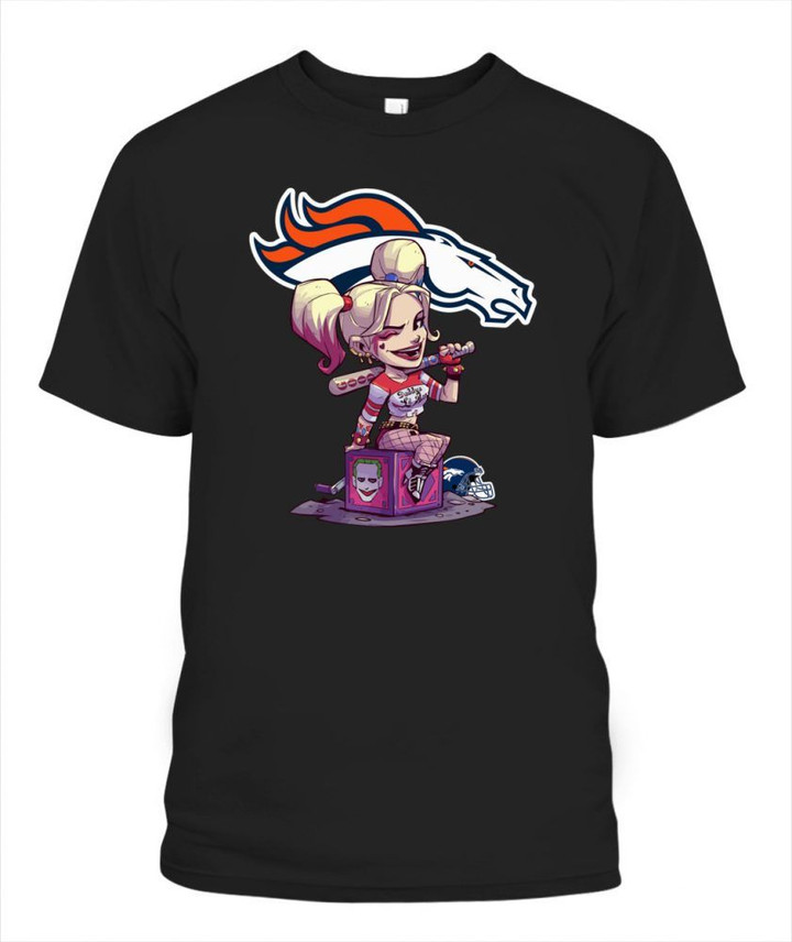 Harley Quinn Broncos NFL Denver Broncos T Shirt