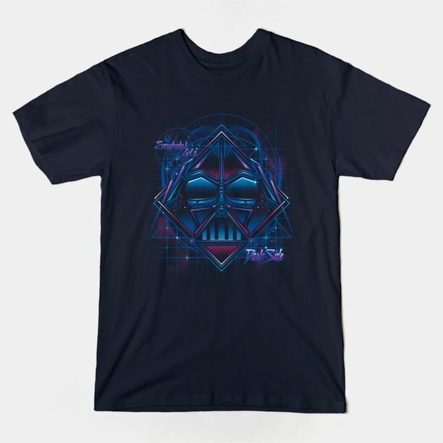 80's Dark Side T-Shirt Darth Vader movie Star Wars T Shirt