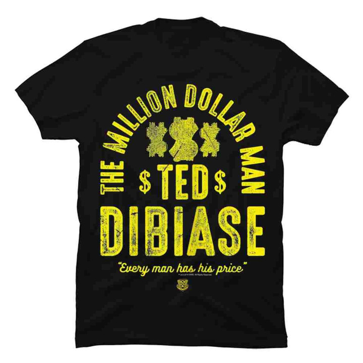 WWE Million Dollar Man Ted DiBiase Fight Type T-Shirt gmc_created WWE T-SHIRTS T Shirt