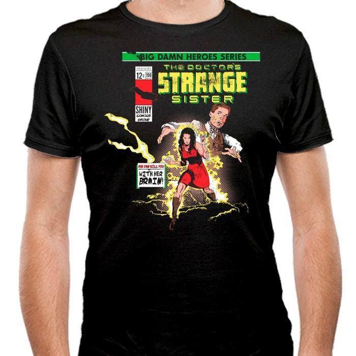 The Doctor's Strange Sister T-Shirt Comic Book firefly Parody TV T Shirt