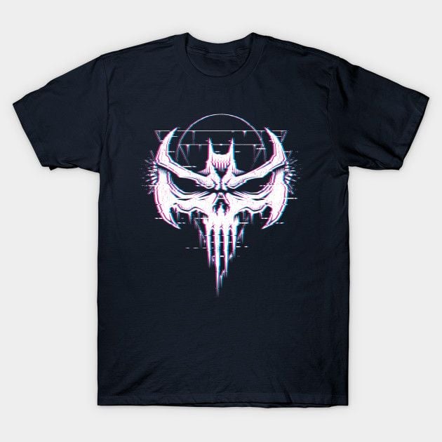 Batskull T-Shirt Batman Bruce Wayne DC Comics Parody skull Superhero T Shirt