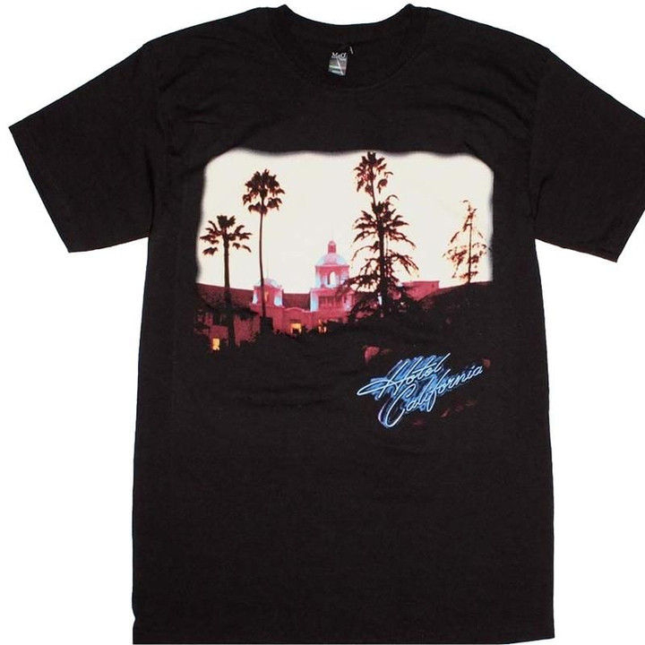 Hotel California Eagles Band T-Shirt band EAGLES BAND T-SHIRTS music singer T Shirt