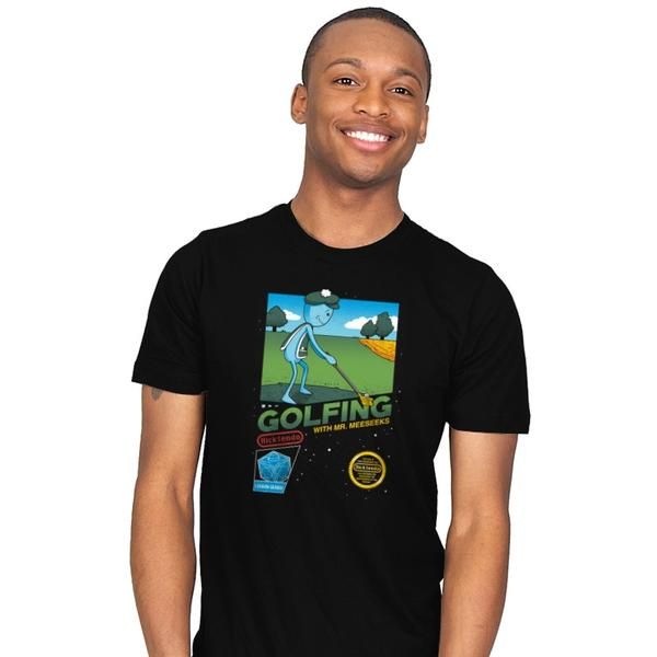 Golfing with Mr. Meeseeks Rick And Morty T-Shirt movie RICK AND MORTY T SHIRT T Shirt