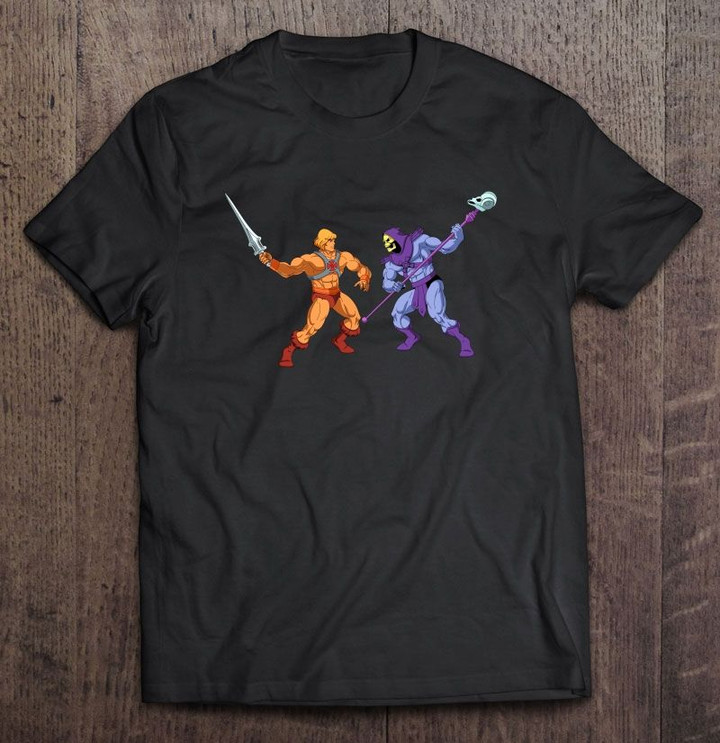 He-Man Vs Skeletor He-Man man Skeletor T Shirt